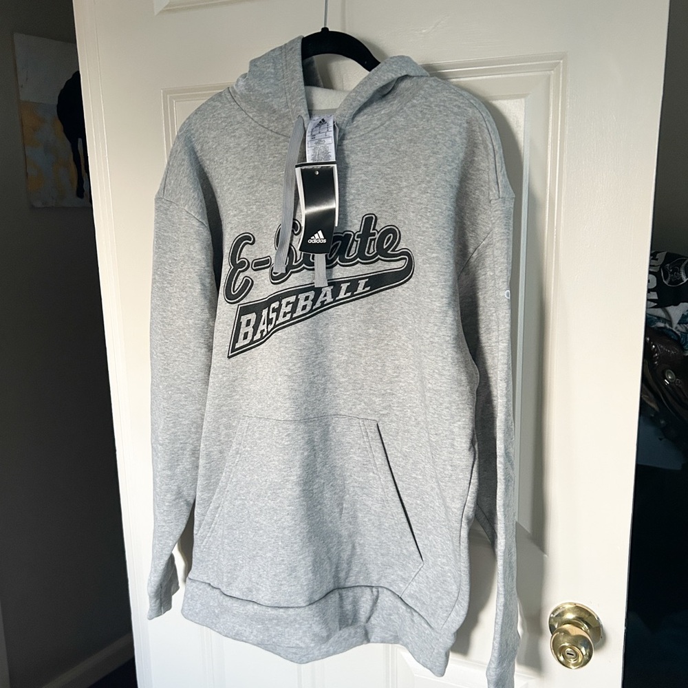 Adidas Gray E-State Baseball Hoodie